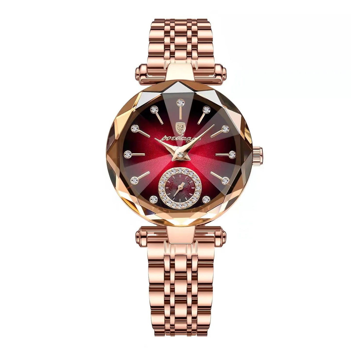 Relógio Feminino Elegante em Aço Inoxidável