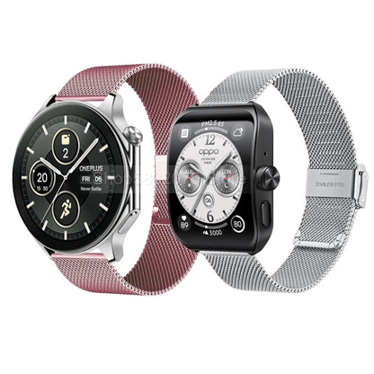 Pulseira de malha metálica para Smart Watch