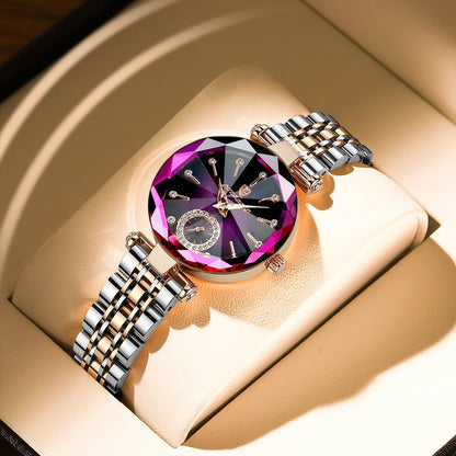 Relógio Feminino Elegante em Aço Inoxidável
