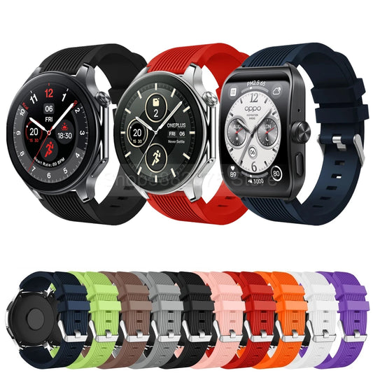 Pulseira de silicone para relógio inteligente