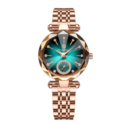 Relógio Feminino Elegante em Aço Inoxidável