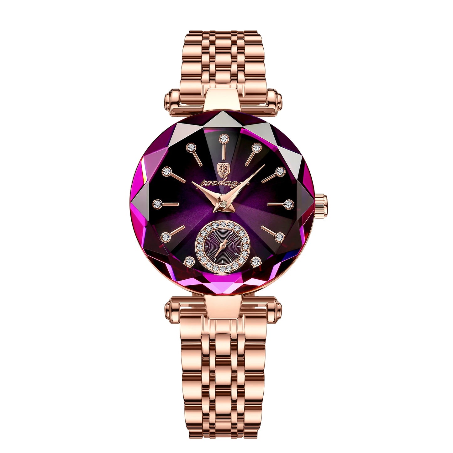 Relógio Feminino Elegante em Aço Inoxidável
